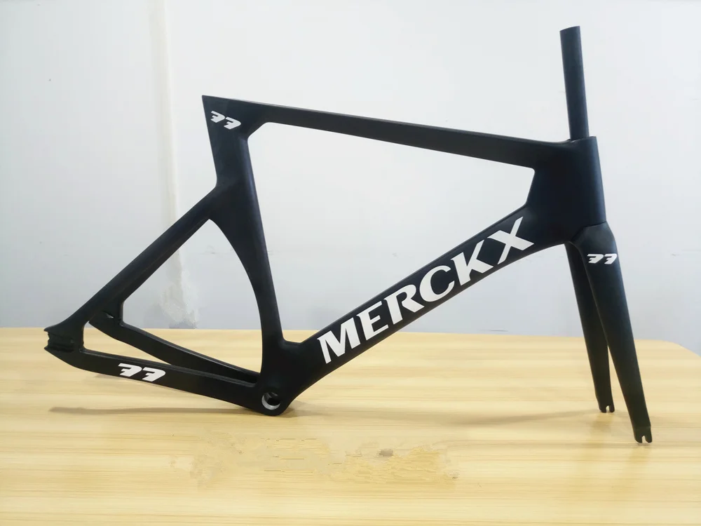 Excellent 2019 new full carbon track frame Carbon Track Bike Frameset with Fork seatpost road carbon frames fixed gear bike frameset 14