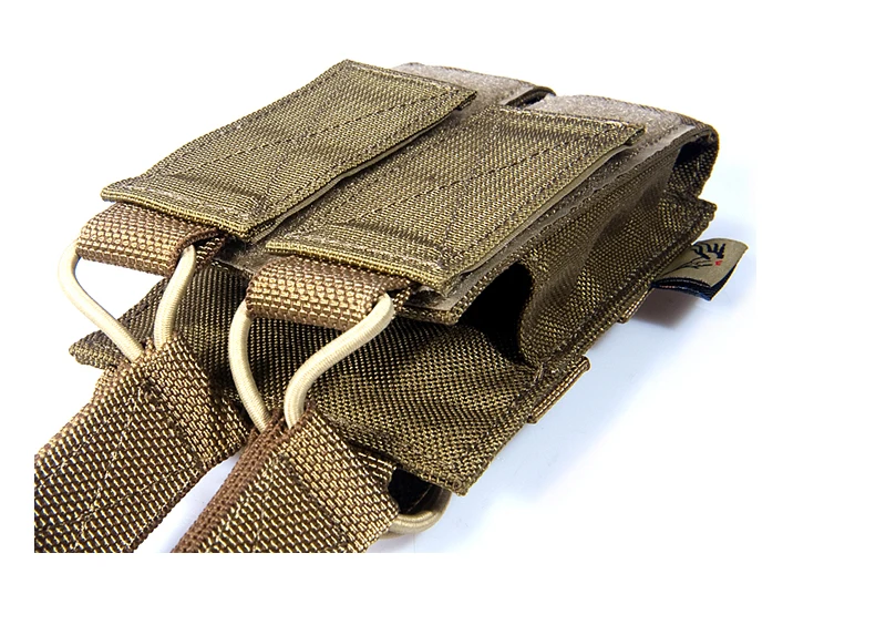 FLYYE FY PH M027 MP7 Molle двойной открытый Топ Mag Чехол для наружного фонарика тактический