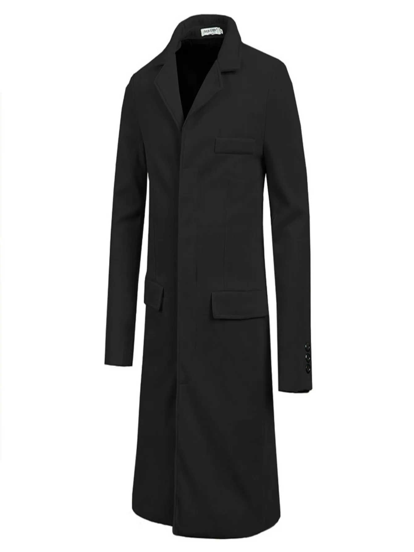 2019 Новая мужская мода 80s крутой Тренч тренд Европейский Тонкий бренд Топ пальто длинный стиль высококачественный дропшиппинг хлопковая