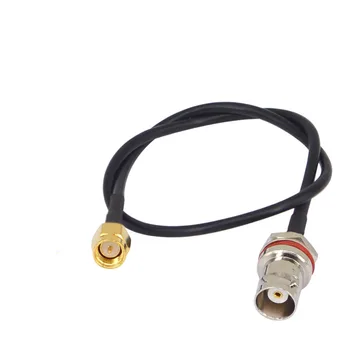 

10 Pieces Rf Coaxial Cable BNC Female to SMA Male Bulkhead with O-ring RG316 RG174 Cable Network Antenna Pigtail Cable 20cm
