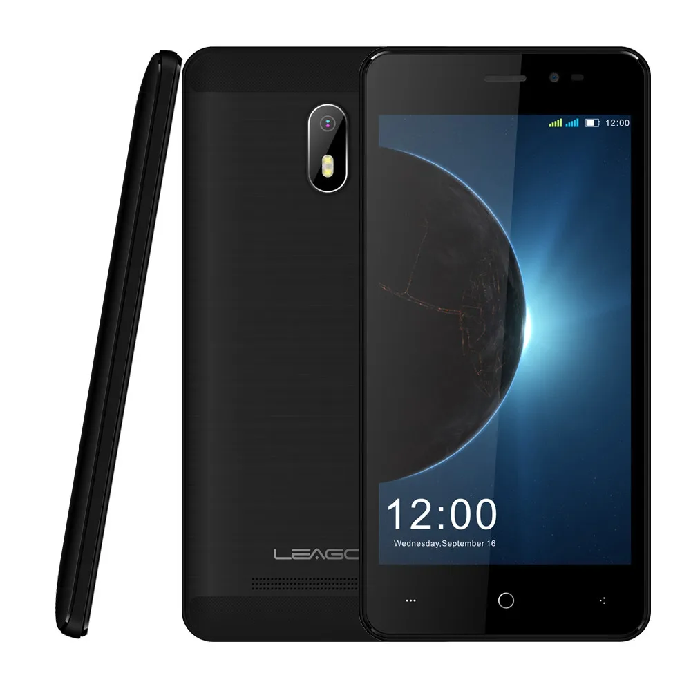 Usb HiFi музыкальный плеер MP3 walkman воспроизводитель mp3 плеер LEAGOO Z6 3g смартфон 4,97 Android четырехъядерный 1 Гб+ 8 Гб - Цвет: Черный