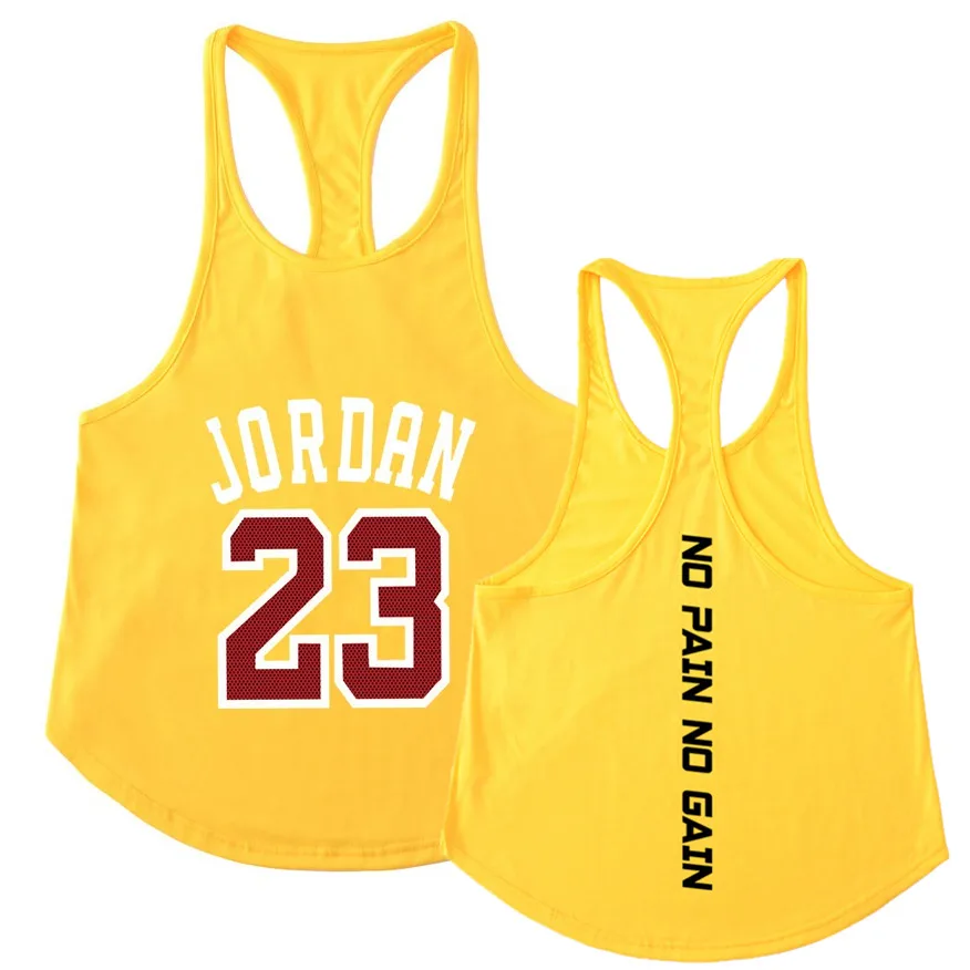 

2019 Bodybuilding Bloody JO.23 Cotton Mens Tank Tops Fitness Stringer 1cm shoulder strap vest Sexy Sportwear Tee shirt