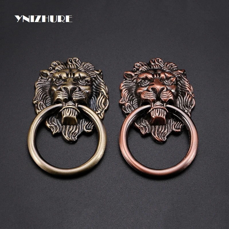 Lion Head Small Single Handle Beast Door Knocker Accessories