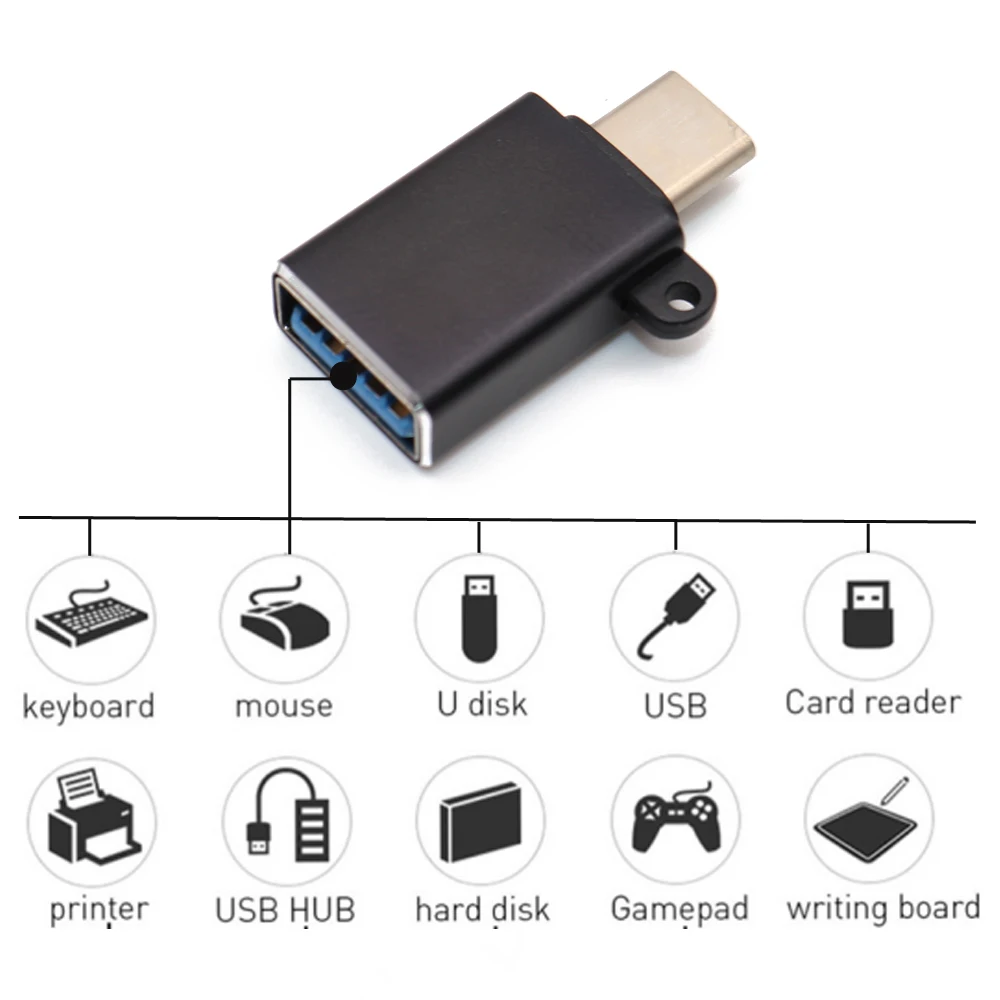 Адаптер с Type C на USB 3 0 OTG для Samsung адаптер Huawei P20 RL88 SGA998|Переходники и адаптеры| |