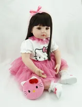 55cm new lifelike silicone vinyl reborn baby dolls simulated doll boutique toddler brinquedos christmas/birthday/new year gifts