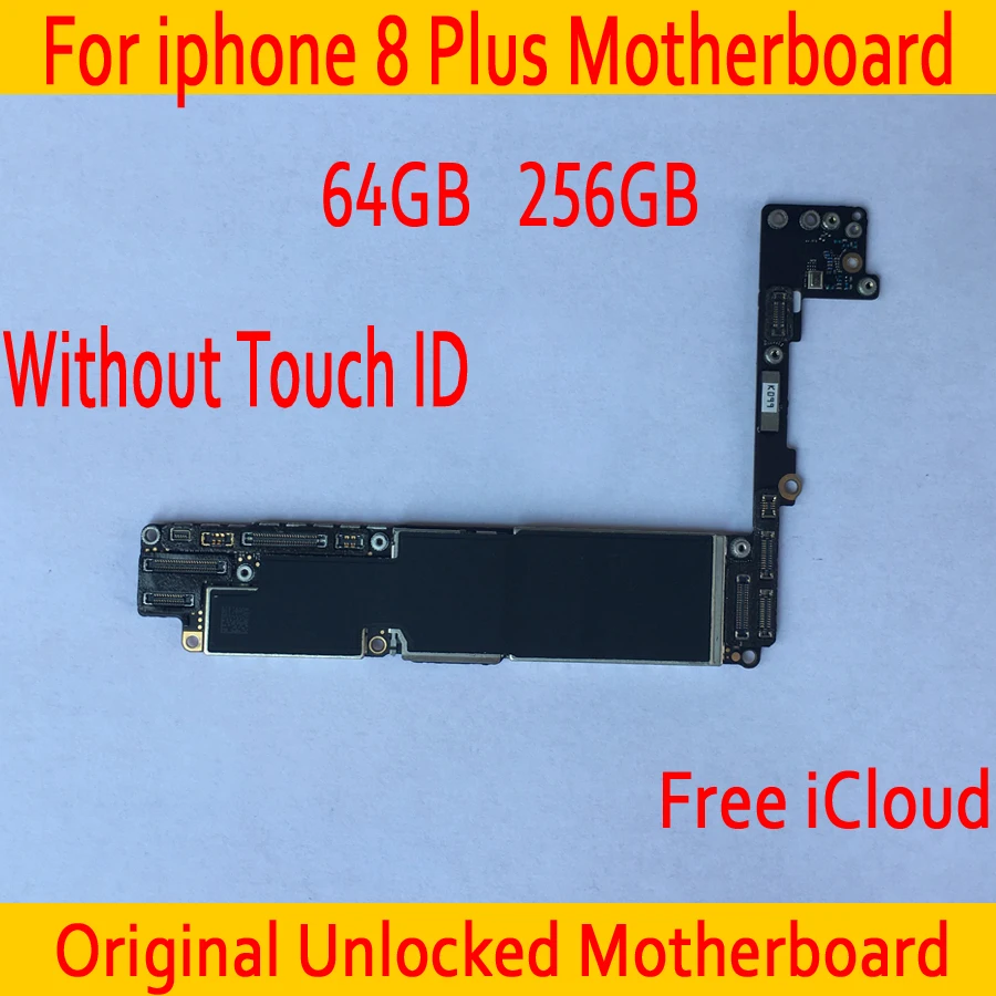 

for iphone 8 Plus Motherboard without Touch ID,No iCloud for iphone 8 Plus Mainboard,100% Original unlocked
