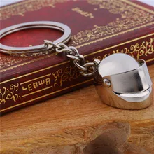 1pc Creative Helmet Key Chain Zinc Alloy Motorcycle Casque Keychain Men And Women Key Ring Trendy Keyring For Car Purse Bag Gift