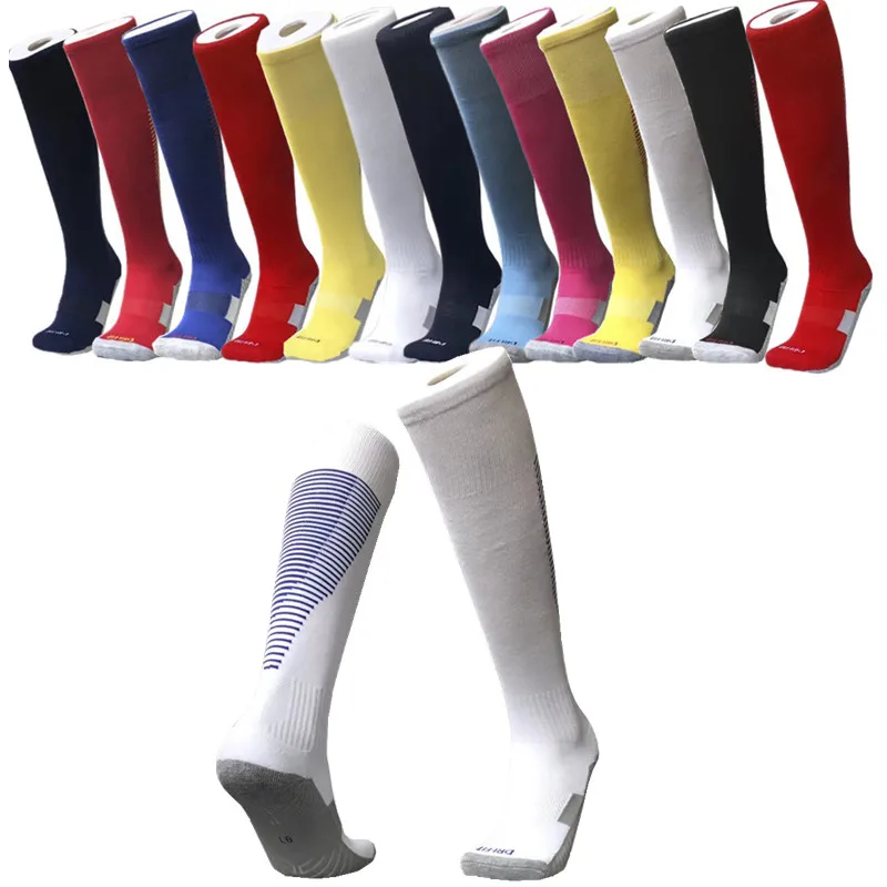 

Men Professional Sports Soccer Football Club Socks High Quality Breathable Knee Anti-Bacterial Deodorant kids Socks og-05