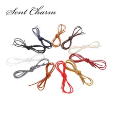 1 пара вощенный шнур хлопок шнурки для набор для ухода за обувью 11 цветов оптом 100 см/39 дюймов