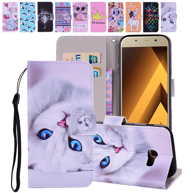 

Flip case for Samsung Galaxy A3 2017 SM A320 A320F A320FL SM-A320F SM-A320F/DS SM-A320FL soft case phone leather cover phone Bag