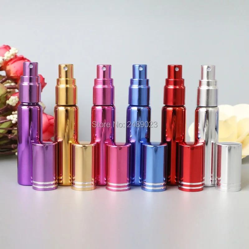 

Empty Travel 10ml UV Glass Portable Refillable Perfume Parfum Atomizer Spray Bottles Cosmetic Containers For Spray 100pcs/lot