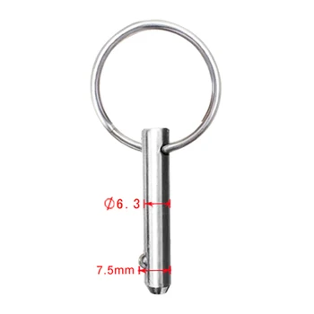 

4pcs 316 Stainless Steel Quick Release Pins 7.5mmx 38mm Bimini Top