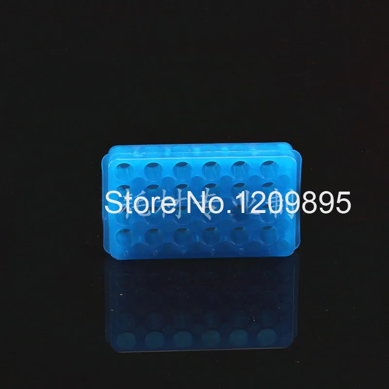 4 шт./лот 24 Отверстия двойная панель пластиковая стойка для центрифужных пробирок многоцелевой 0,5 мл 1,5 мл 2 мл двойного назначения доска