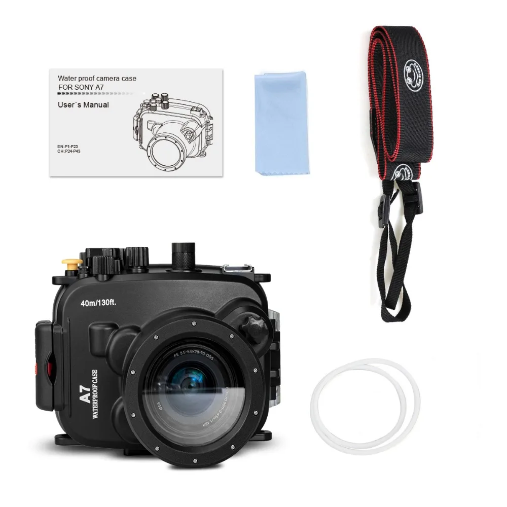 Сумка для камеры Seafrogs Sony A7 водонепроницаемый корпус глубина 40 м A7R аксессуар