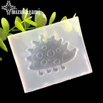 

1pcs UV Resin Jewelry Liquid Silicone Mold Animal Hedgehog Resin Charms Molds For DIY Intersperse Decorate Making Jewelry