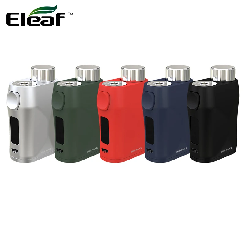 Оригинальный Eleaf iStick Pico X 75 Вт TC коробка мод Vape 0,69 дюймов экран Поддержка MELO 4 бак электронная сигарета испаритель без батареи