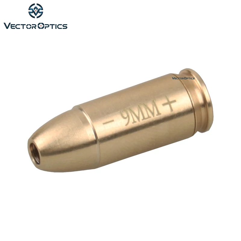 online Ótica do vetor 9mm Cartucho Red Laser Bore Boresighter Colimador Bronze fit 9x19mm Rifles Pistola
