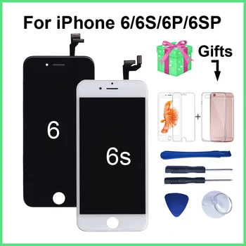 

AAA For iPhone 6 LCD Screen Digitizer Assembly For 6 Plus 6s Display Touch Screen Replacement Display No Dead Pixel+Free gifts