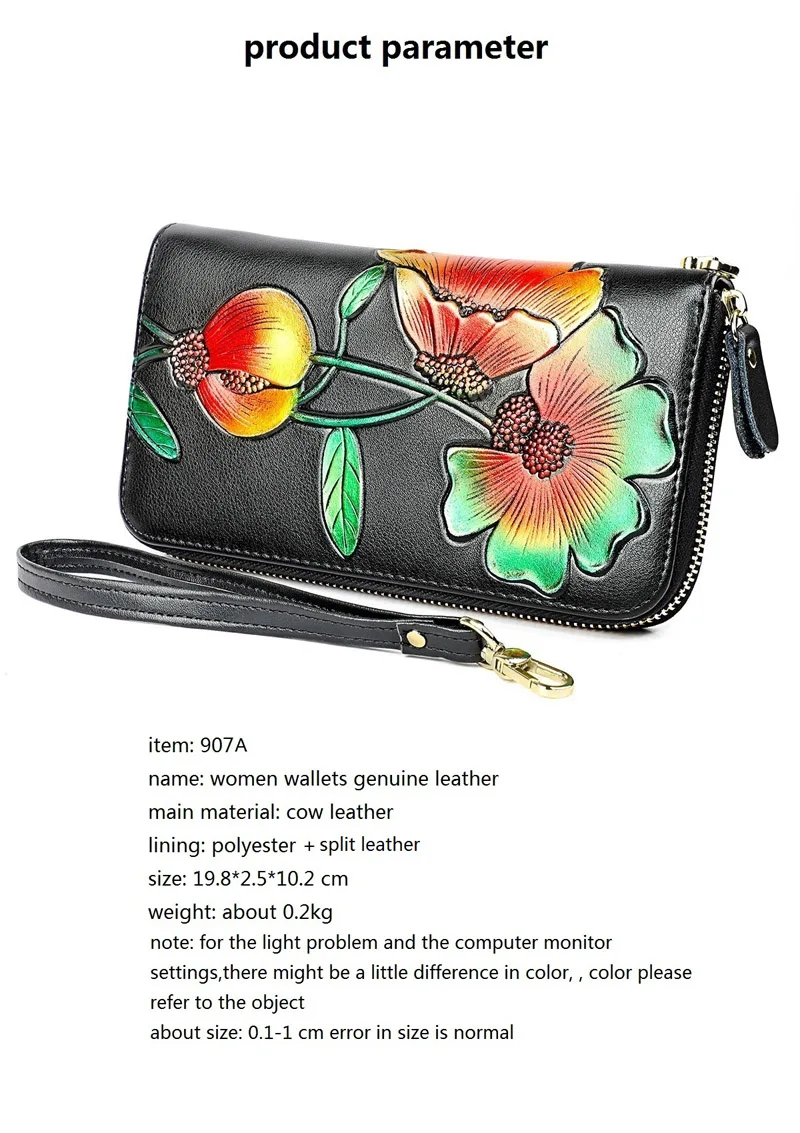 genuine leather wallet women (2)