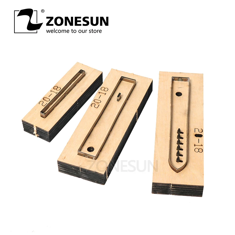 ZONESUN 20 18 изготовленный на заказ кожаный режущий штамп сделай сам ремешок Ремешок