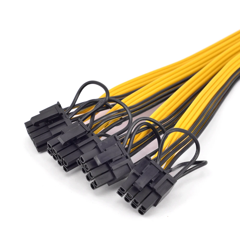 PCI e 6Pin от 1 до 4 портов 6 + 2pin Расширение питания кабель &quotМама папа&quot PCIe видеокарта
