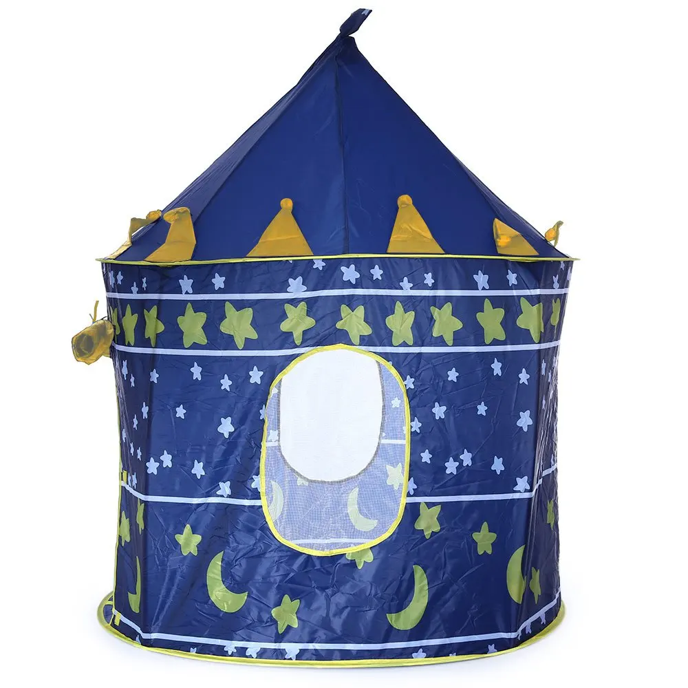 3 цвета игровая палатка Портативный Складная Типи принц складной палатка дети мальчик замок Кабби играть дома подарки для детей Открытый Детские палатки