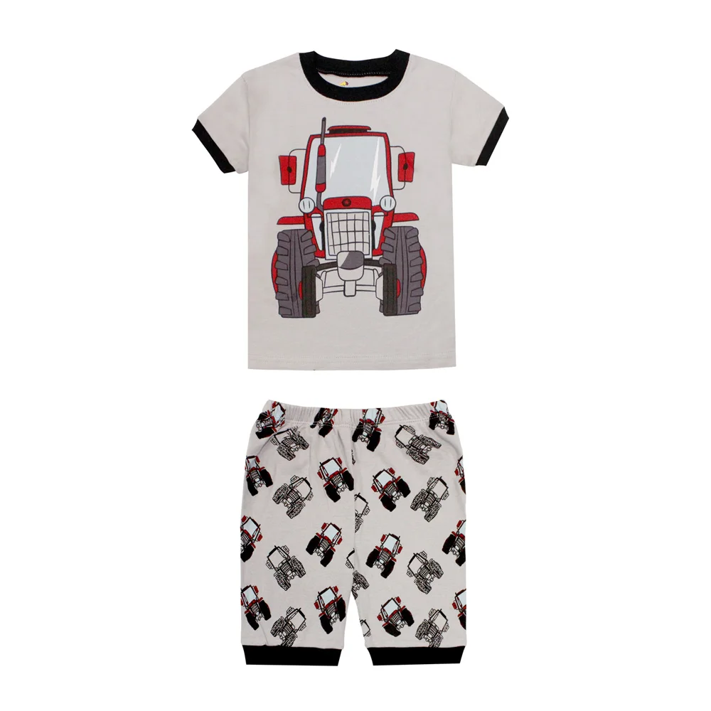 Летние пижамы для мальчиков; Детская Хлопковая одежда для сна; пижамы для девочек; одежда для маленьких девочек; пижамы для детей; летняя одежда для мальчиков; pijama infantil - Цвет: CG18