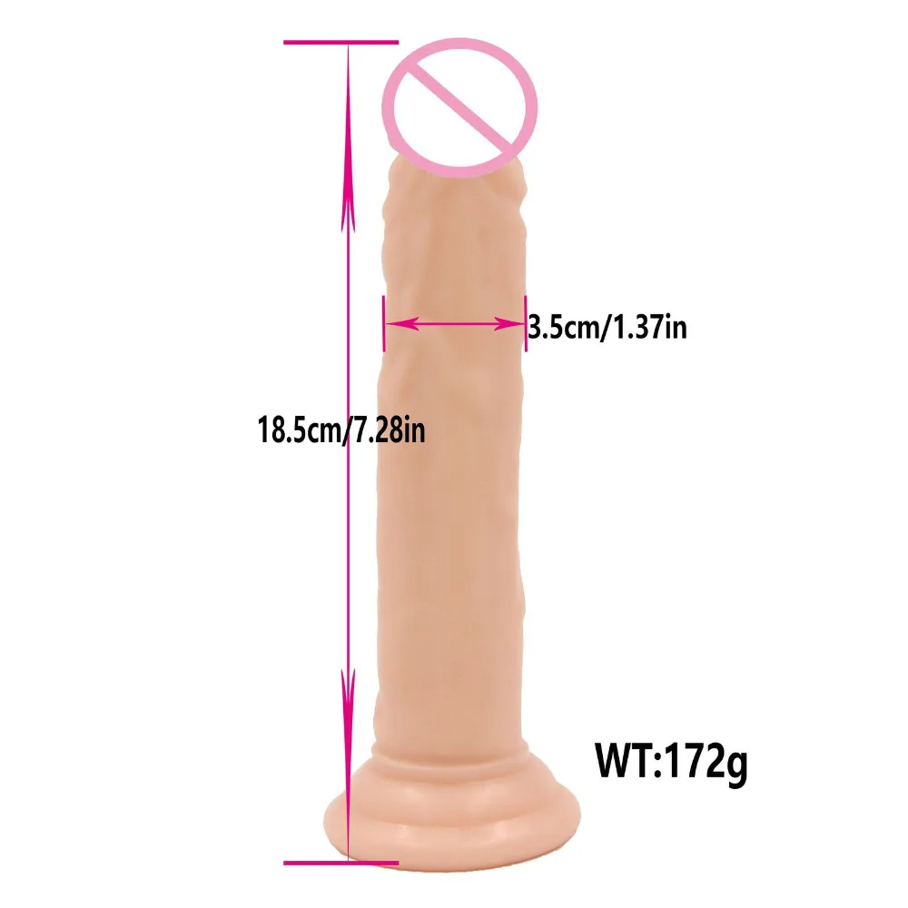 Flexible Silicone Big Dildo Realistic With Strong Suction Cup Penis Dick Erotic Toys Sex Toys For Woman Adult Sex Products Shop