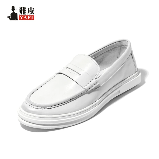 Klassieke Slip On Bootschoenen Stijl Engeland Heren Lederen Casual kuXOZiTwP