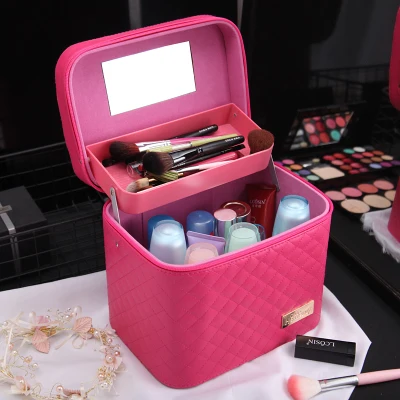 Cosmetic bag large capacity makeup bag for Makeup brush kits - Цвет: 2