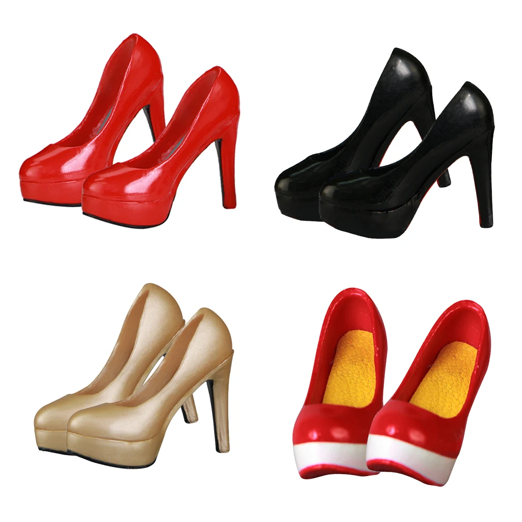 

1/6 Scale High Heels Platform Shoes for 12" Female Hot Toys Girl Action Figure Body Toys Collection Kids Children Xmas Gift