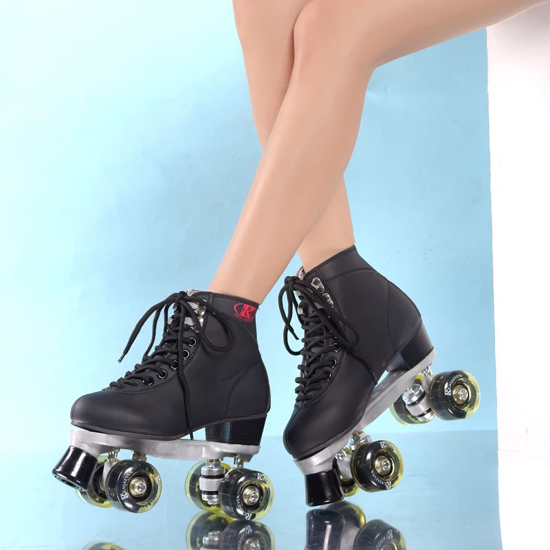 Kadın Paten Kızlar Pisti Paten Parlak Led Quad 4 Tekerlekler Kayak Ayakkabıları Yüksek Top ücretsiz Kargo Skate Shoes Roller Skatesdouble Line Skate Aliexpress