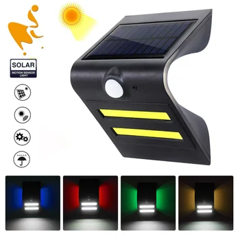 

IP65 3 mode COB solar light outdoor body induction wall lamp wall lighting street light led projection garden Infrared sensing