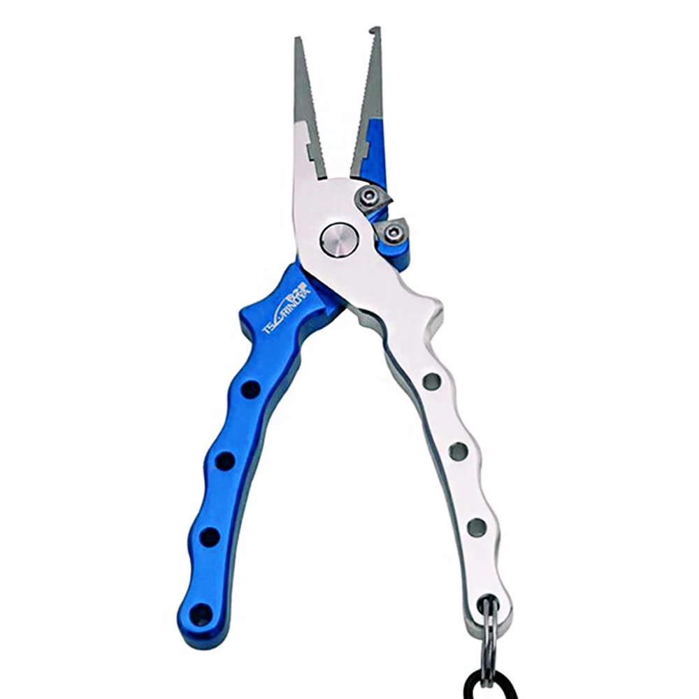 Trança de Alumínio de Aviação Cortador de Aperto Alicate de Peixe de Pesca Vara de Pesca Tsurinoya Multi-purpose Alicate Iscas Alicates 17 cm 89g 10 TSURINOYA 17 cm 89g Trança de Alumínio