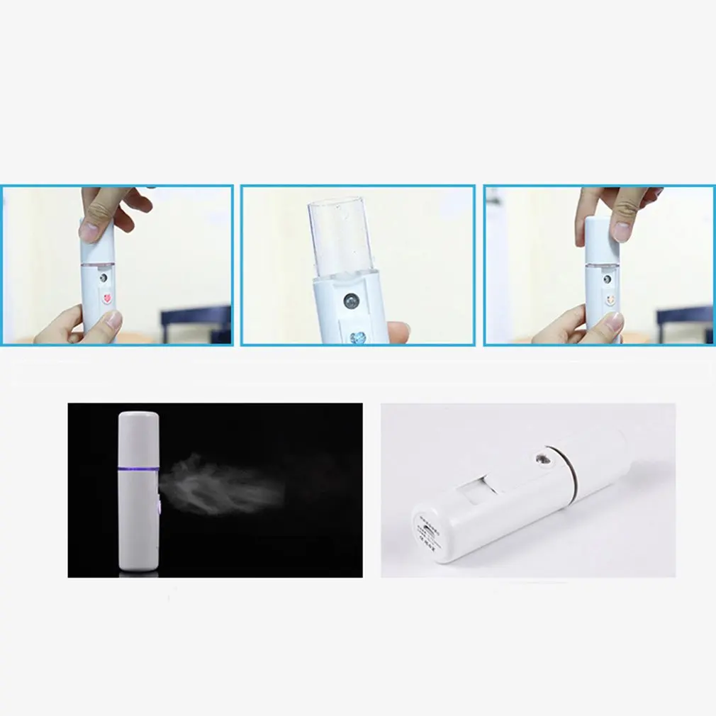 Счетчик воды Usb зарядка нано спрей паровой ручной увлажнитель для рук холодный
