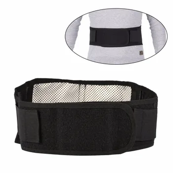

Tourmaline Self-Heating Magnetic Therapy Corset Lumbar Support Belt Black Waist Protector Belt Lumbar Lower Back Support Brace