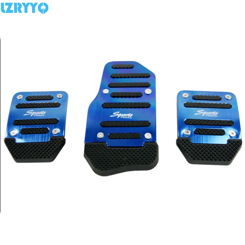 

2017 Universal accelerator pedals aluminum skid car pedals / brake pedal manual throttle pedal for ford focus 2 Mazda Toyota