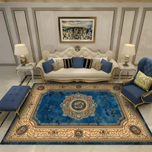 Европейский классический персидский художественный ковер для гостиной, спальни, противоскользящий напольный коврик, модный ковер для кухни