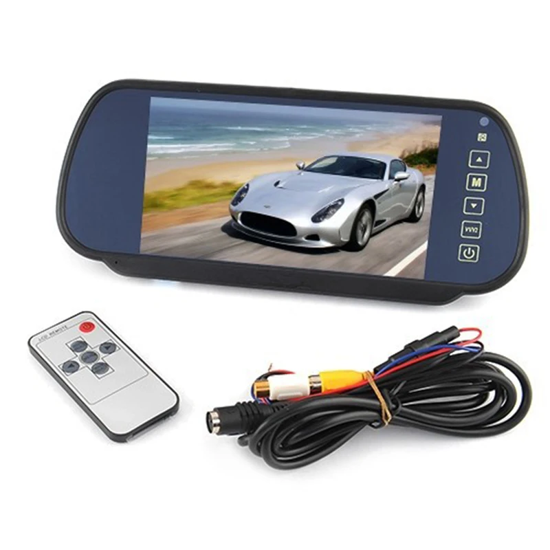 7 Inch 169 TFT LCD Car Rearview Monitor Mirror 480x 234 Screen Resolution Car Automobile Rear