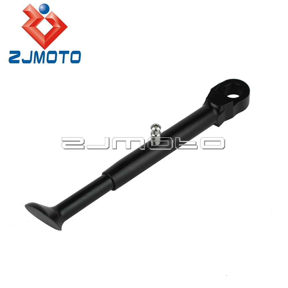 

Black Motorcycle CNC Aluminum Side Stand Adjustable Kickstand 5.5"-7" Lowered Kick Stand Kit For Yamaha YZF R6 2006-2012