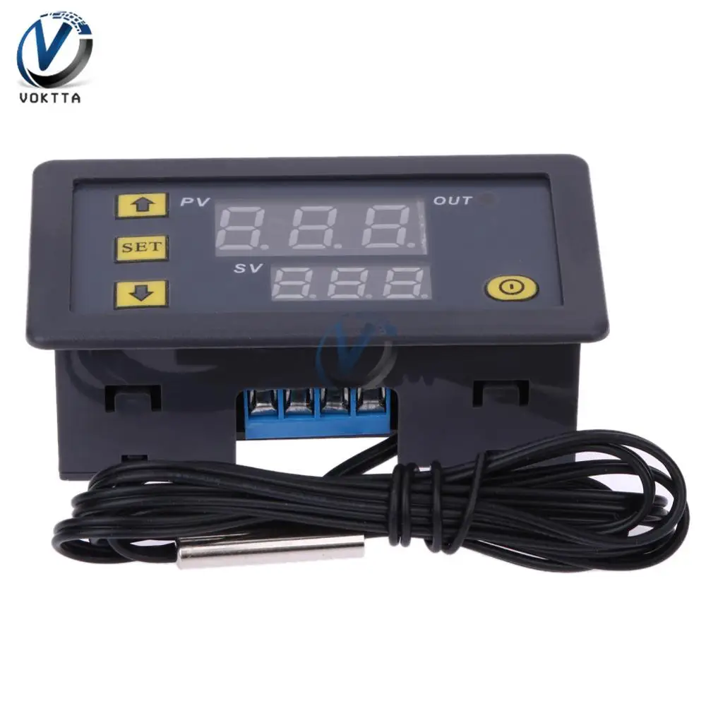 Светодиодный инкубатор с цифровым дисплеем W3230 DC 12V 24V 20A AC 110 220V регулятор