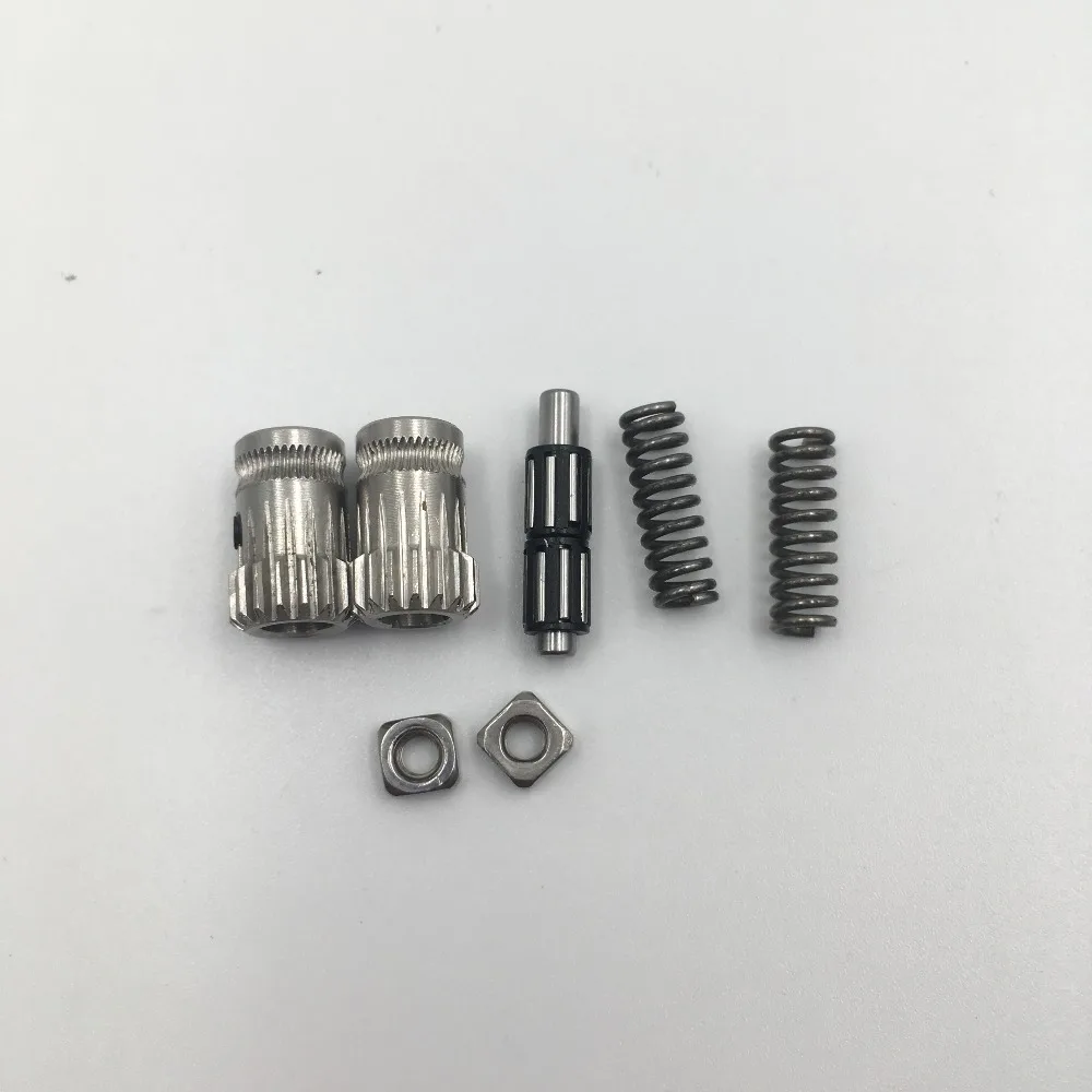 Prusa i3 mk2/mk2.5/mk3 3d طابعة الطارد القيادة التروس Btech المزدوج التروس ، مع 2 قطعة الطارد الربيع