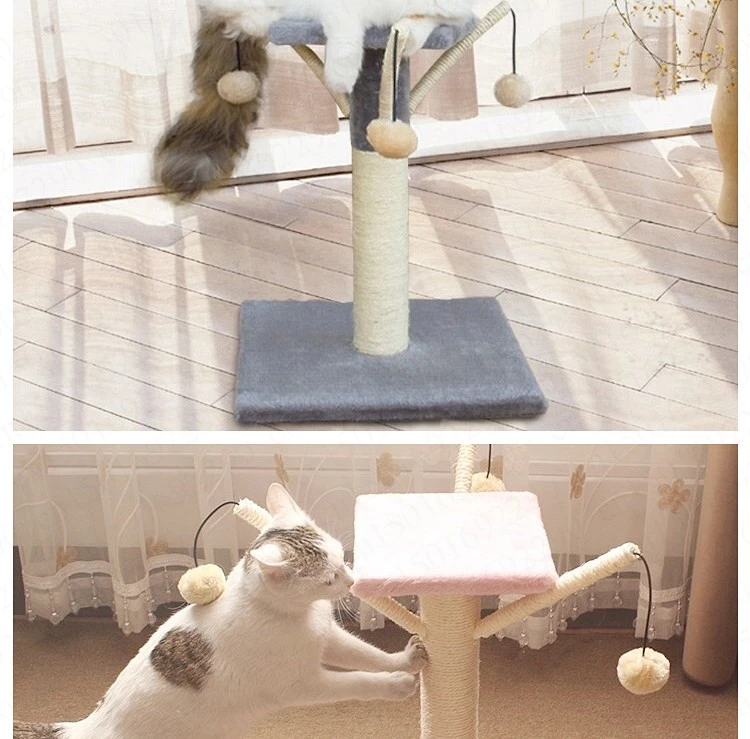 Пеньковая веревка кошка скалолазание рамка царапины доска захватывающая колонна игрушка прыгающий стол дерево когти маленькое устройство кошка гамак Конура