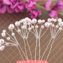 0326 1 шт. 5 шт. Свадебные невесты жемчужный цветок головной убор шпилька аксессуары для волос# BB