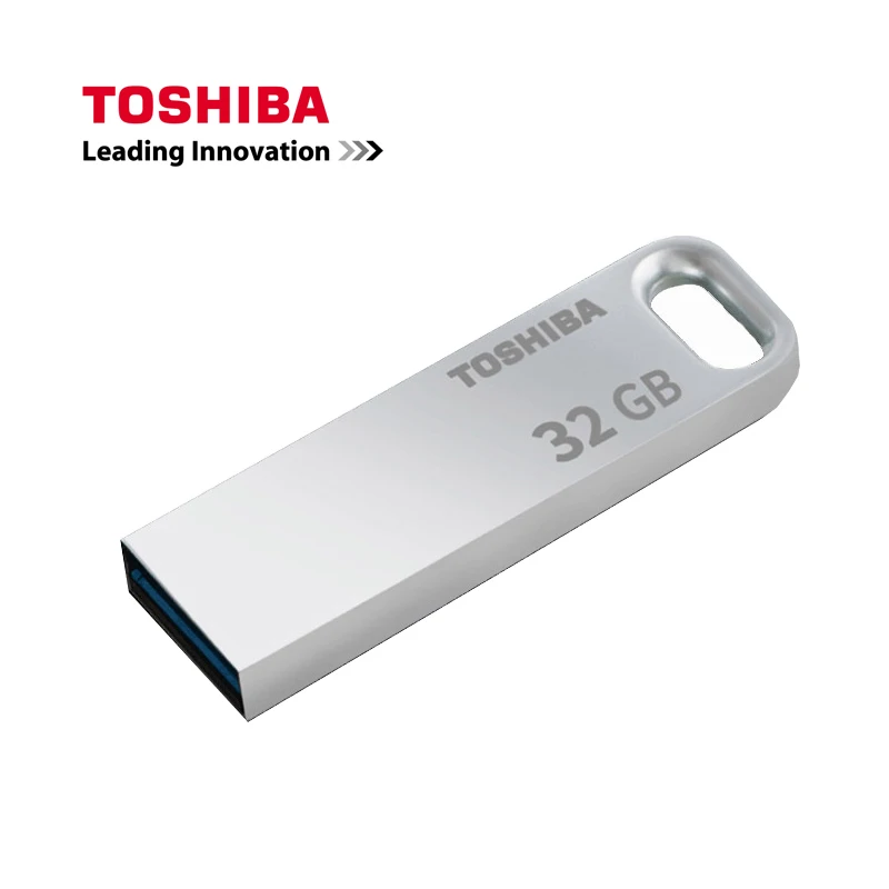 Новинка, USB флеш-накопитель TOSHIBA, 128 ГБ, 64 ГБ, 32 ГБ, флеш-накопитель, флешка, водонепроницаемый металлический серебристый u-диск, Memoria cel, usb флешка, подарок U363