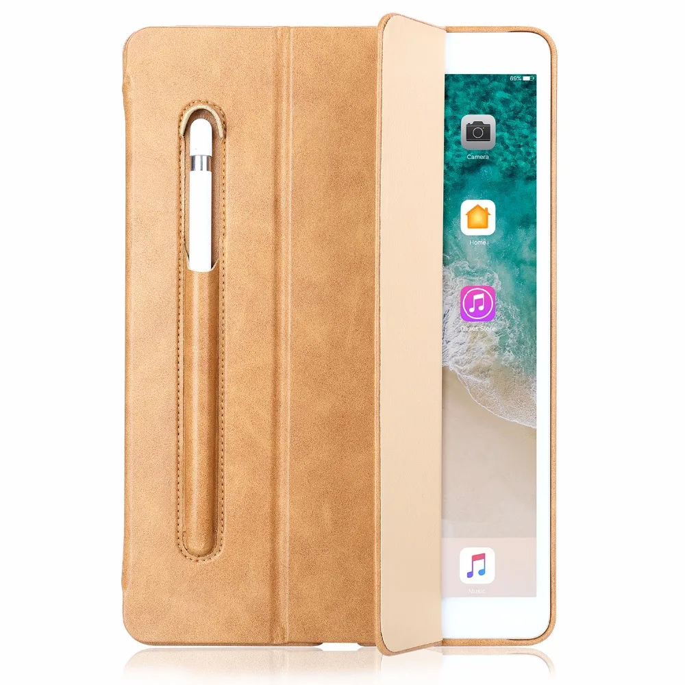 Jisoncase кожаный чехол для iPad Pro 10,5 дюймов с подставкой слот для карандаша роскошный противоударный чехол для планшета для iPad Pro 10,5"