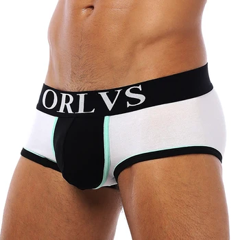 

ORLVS Brand 50PC/LOT Wholesale Men Underwear Sexy Boxers Quick Dry Mesh Breathable Comfortable Underpants Cueca Tanga Cotton