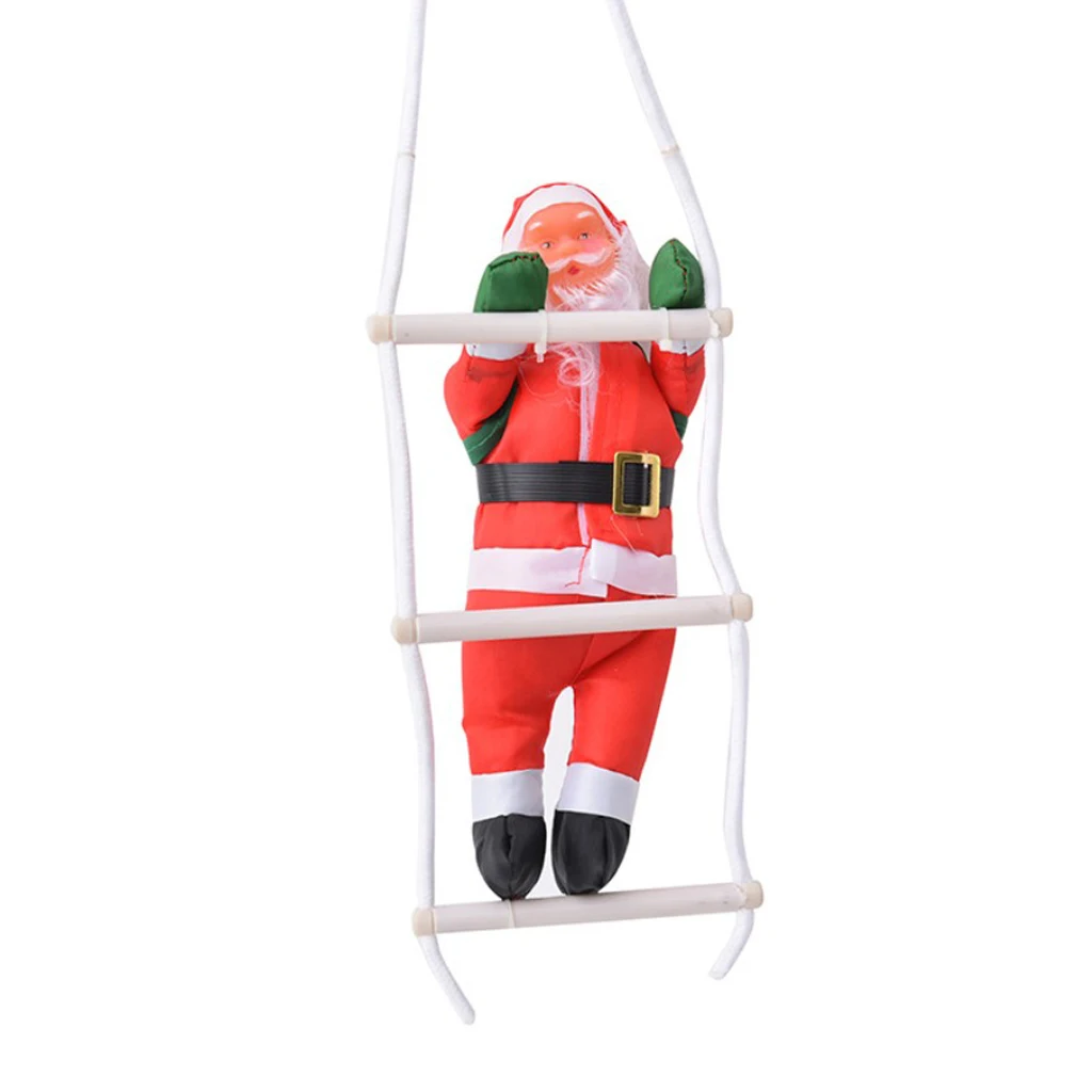 Милый Санта Клаус, скалолазание на веревке, лестница, Рождественская елка, висячие украшения, Декор