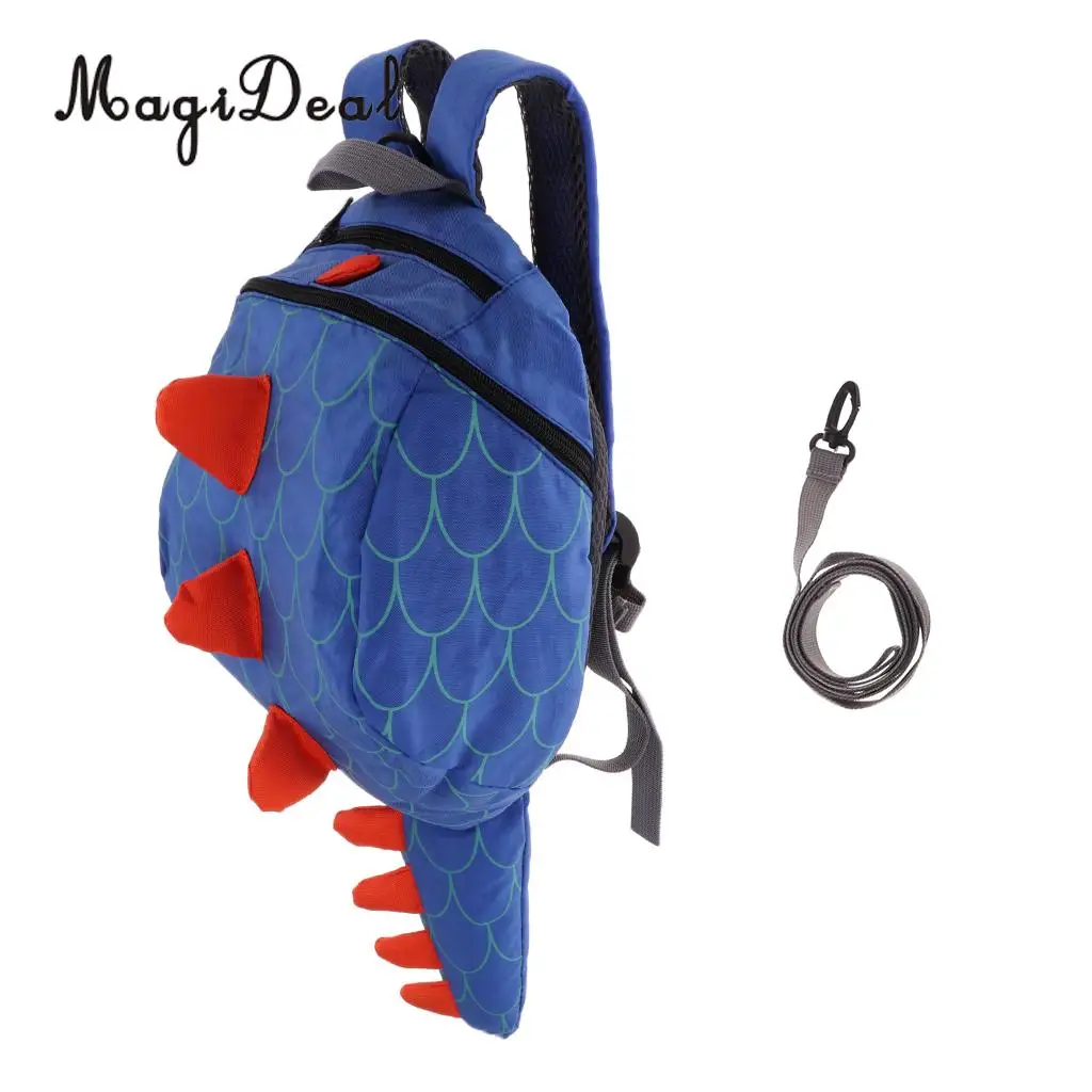 Child Toddler Baby Safety Harness Reins Backpack Anti-lost Dinosaur Cartoon Bags