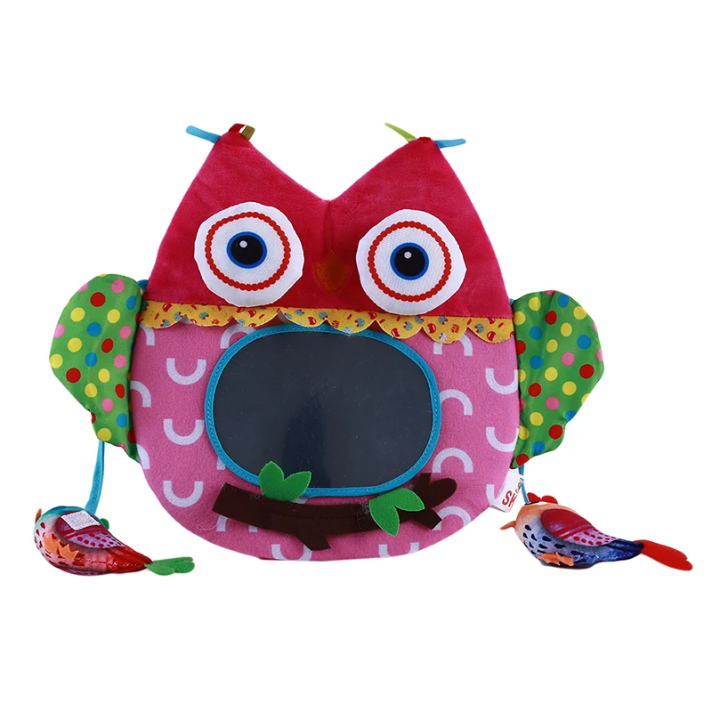 Игрушки для 0-3 лет куклы погремушки животные стерео Haha зеркало погремушка ребенка раннего развития когнитивные игрушки коляски